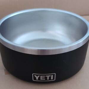 Yeti Black and Silver Steel Bowl
